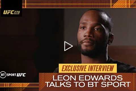 My destiny is to be the UFC Champion! - Leon Edwards on Kamaru Usman rematch at UFC 278 🏆