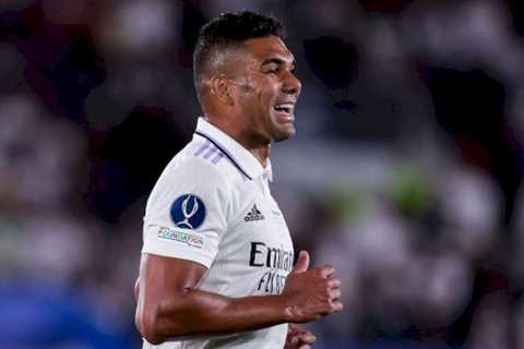 Casemiro undergoes Man Utd medical after landing in Manchester ahead of £60m transfer