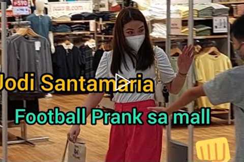Football Prank Sa SM with Jodi Santa Maria