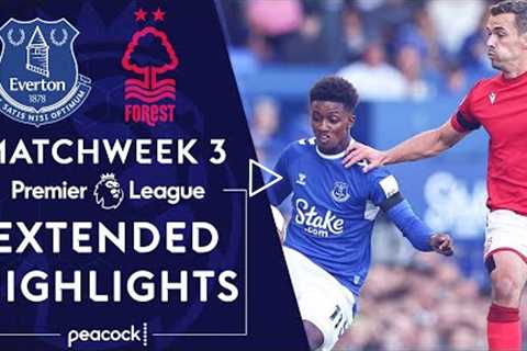 Everton v. Nottingham Forest | PREMIER LEAGUE HIGHLIGHTS | 8/20/2022 | NBC Sports