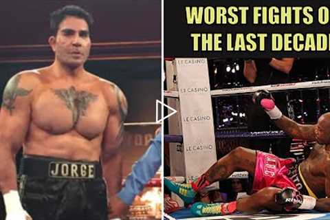 Boxing's Top 10 Worst Fights Of The Last Decade