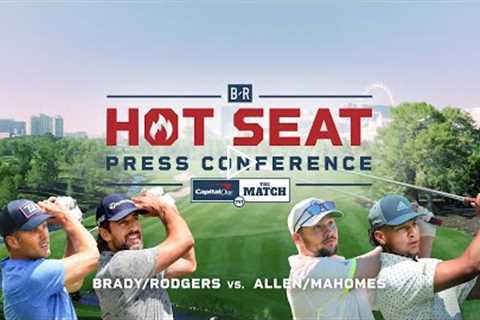 Tom Brady, Aaron Rodgers, Patrick Mahomes, Josh Allen Live Interview | Hot Seat Press Conference