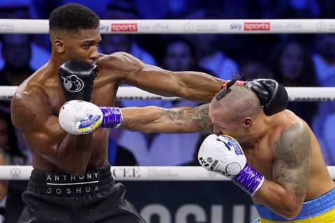 Eddie Hearn was ready to run into the ring in round nine after believing Anthony Joshua was on the..