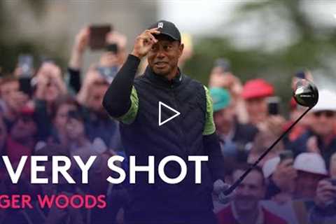 Every Shot of Tiger Woods’ First Round | 2022 JP McManus Pro-Am