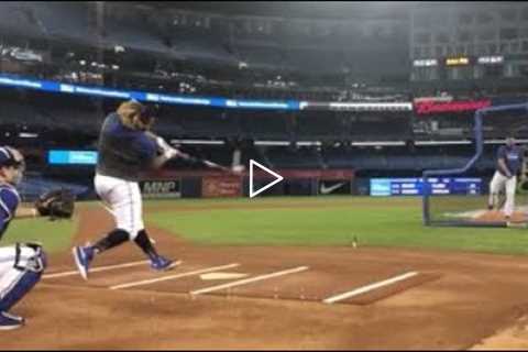 MLB INSANE Batting Practice Home Runs