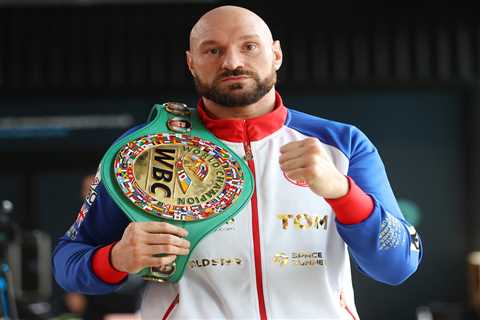 Tyson Fury claims he’d beat Oleksandr Usyk ‘on ONE week’s training’ as he taunts ‘bodybuilder’..