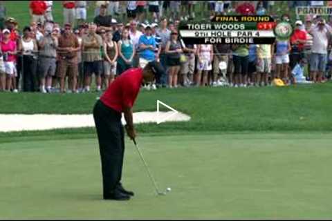 Tiger Woods wins 70th title at WGC-Bridgestone Invitational '09