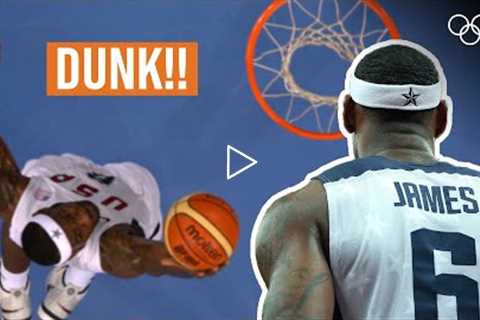 EVERY LeBron James Olympic dunk 🏀