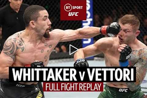 Robert Whittaker v Marvin Vettori was an absolute masterclass at UFC Paris! 🇫🇷   Full Fight Replay