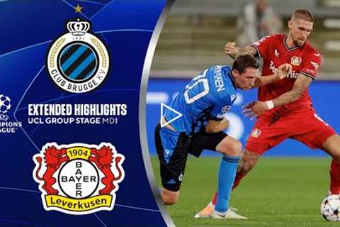 Club Brugge vs. Bayer Leverkusen: Extended Highlights | UCL Group Stage MD 1 | CBS Sports Golazo