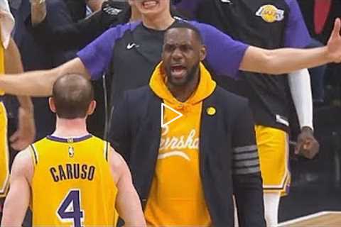 LeBron James Gets Shocked & Impressed By Alex Caruso Who Activates LeCaruso Mode vs Clippers!