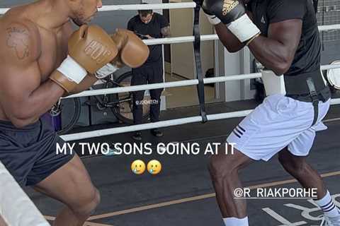 Anthony Joshua already sparring for Tyson Fury as Warren says biggest fight in British history is..