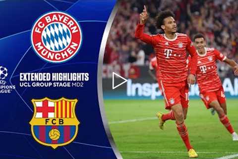 Bayern vs. Barcelona: Extended Highlights | UCL Group Stage MD 2 | CBS Sports Golazo