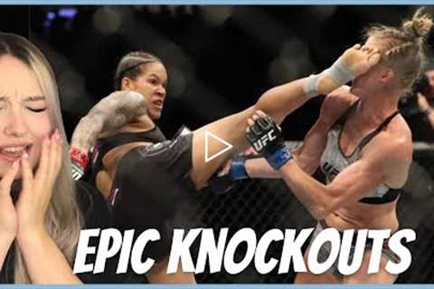 Epic Female MMA Knockouts REACTION!!!