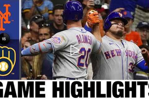 Mets vs. Brewers Game Highlights (9/19/22) | MLB Highlights