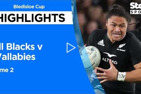 All Blacks v Wallabies Highlights | Game 2 | Bledisloe Cup 2022