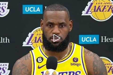 LeBron James Full Interview | 2022 NBA Media Day