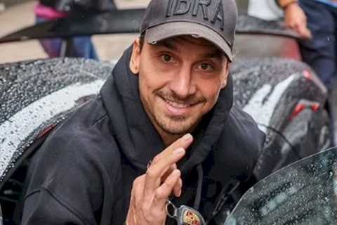 Zlatan Ibrahimovic’s £4m supercars as striker hits Milan fashion show in slick Porsche