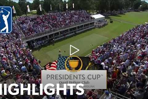 Highlights | Rounds 3 and 4 | Presidents Cup | 2022