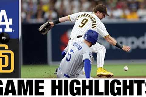 Dodgers vs. Padres Game Highlights (9/27/22) | MLB Highlights