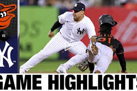 Orioles vs. Yankees Game Highlights (9/30/22) | MLB Highlights