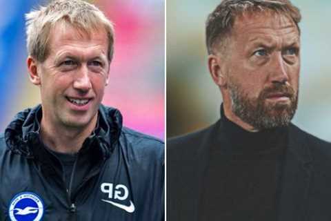 Fans are all saying the same thing about Graham Potter’s physical transformation from Brighton boss ..