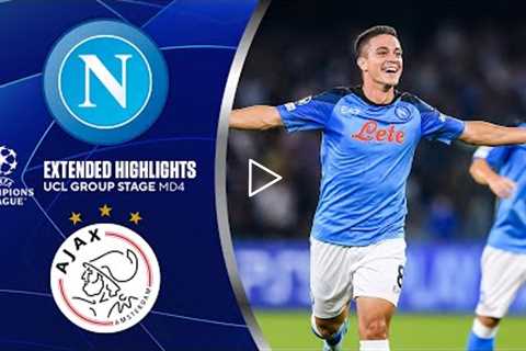 Napoli vs. Ajax: Extended Highlights | UCL Group Stage MD 4 | CBS Sports Golazo