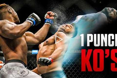 10 of the CRAZIEST One-Punch Knockouts in MMA