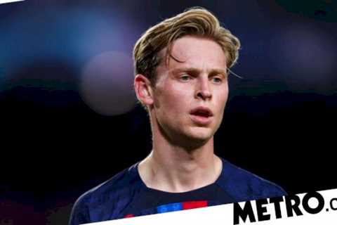 Frenkie sends message to Xavi over lack of playing time amid fresh Man Utd speculation