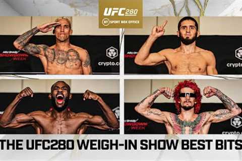 The best bits from the UFC 280 Weigh-in Show  Charles Oliveira v Islam Makhachev  BT Sport