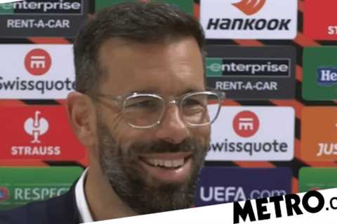 Ruud van Nistelrooy laughs off Cristiano Ronaldo question after Man Utd star is axed for Chelsea..