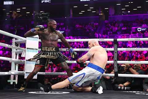 Dillian Whyte accuses Deontay Wilder of ‘fake crying’ after Helenius fight as he says ‘everything..