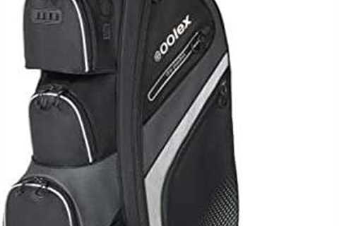 Golf Cart Bag 14 Dividers Full Length Golf Bag with Putter Well Classy Design with Beverage Cooler..