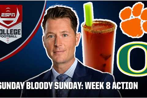 Sunday Bloody Sunday Week 8: CHEERS to Dabo Swinney & HISTORIC Bo Nix 😳🔥🍻 | ESPN College Football