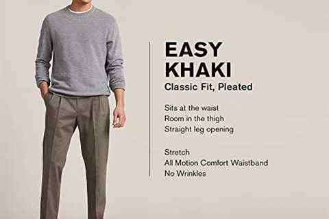 Dockers Men’s Classic Fit Easy Khaki Pants (Regular and Big & Tall)