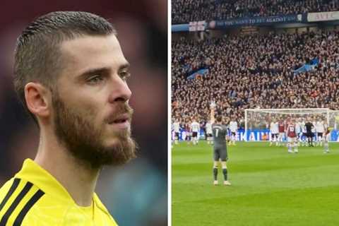 Man Utd star David de Gea was outwitted by genius move from Aston Villa’s Martinez