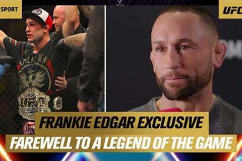 LEGEND OF THE GAME 🐐 OG Frankie Edgar Reflects On Incredible UFC Career Ahead Of Finale At  #UFC281