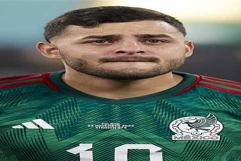 Chelsea transfer target Alexis Vega breaks down in tears during Mexico national anthem ahead of..