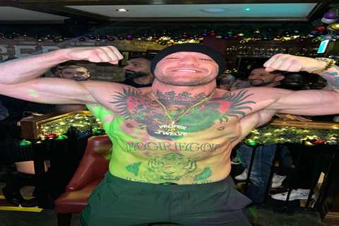 Conor McGregor reveals insane body transformation as UFC star shows off Proper Twelve gold chain on ..