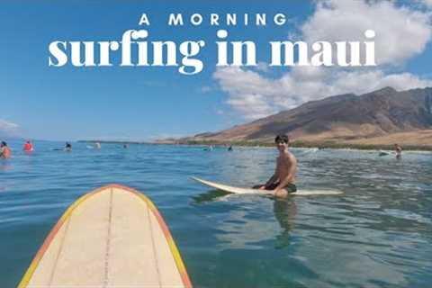 SURFING VLOG IN MAUI, HAWAII