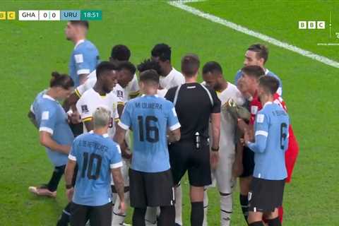 Watch Liverpool and Uruguay star Darwin Nunez get yellow card for scuffing penalty spot even as..