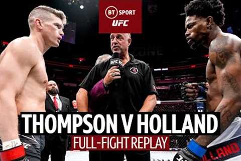 Stephen Thompson v Kevin Holland  Official UFC Fight Highlights  ''Wonderboy'' wins by TKO