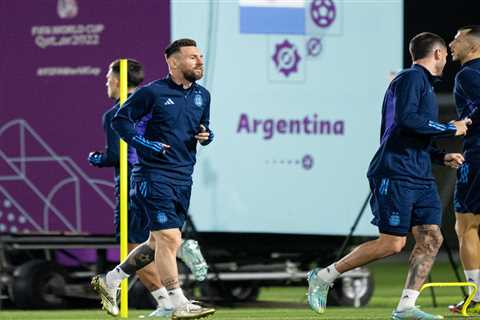 Messi among Argentina stars given day off from training amid claims he has ‘hamstring problem’..