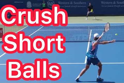 How To FINALLY Crush Short Balls (Tennis Forehand Technique Explained)