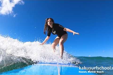 HAWAII SURFING FOR BEGINNERS. KAHU SURF SCHOOL