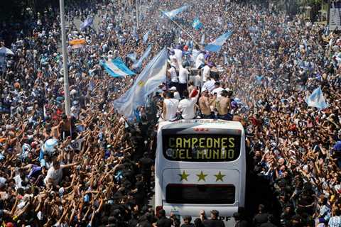 Millions of Fans Took Over Streets Argentina World Cup Parade