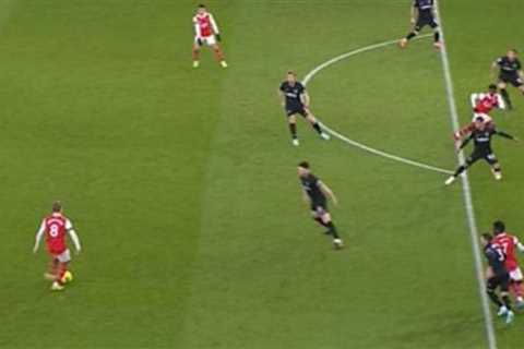 Fans baffled as Arsenal star Bukayo Saka’s goal against West Ham is ruled out – but here’s why