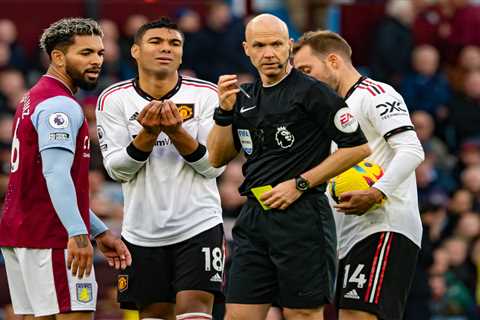 Referee body ‘admits’ Anthony Taylor made major blunder in Man Utd’s loss to Aston Villa despite..