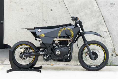 SuperScram: Crooked’s Royal Enfield Scram supermoto