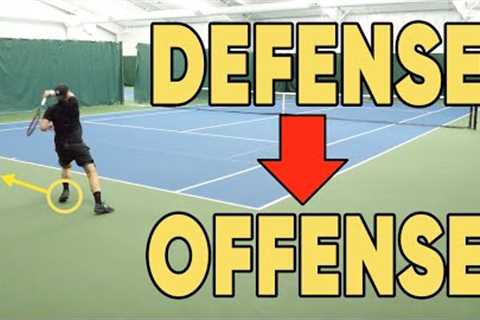 Win More Points By Turning Defense Into Offense - Tennis Strategy and Tactics